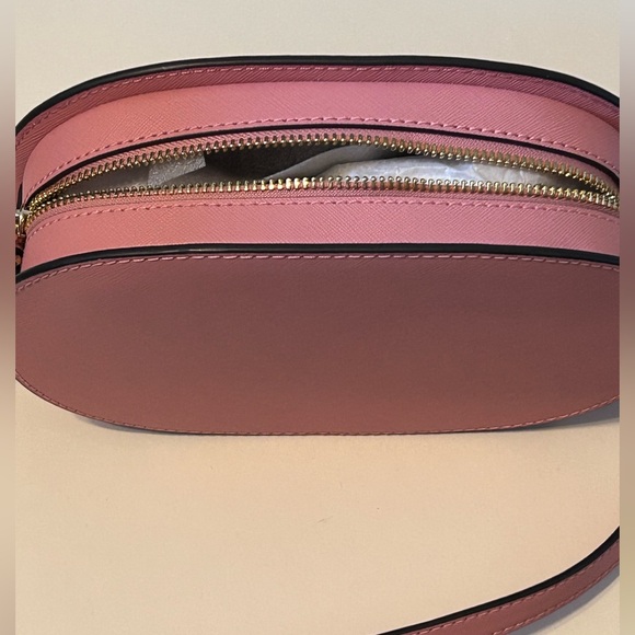 NWT MICHAEL KORS Jet Set Travel Primrose Medium Leather Crossbody Bag - Picture 7 of 9